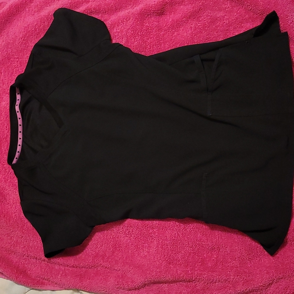 X-Small Black Heart Soul Jogger pants and Top Scrub Set